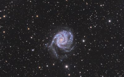 A 101h imaging of M101 with a small telescope