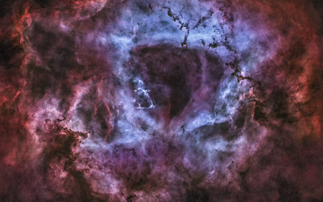 The Rosette Nebula narrow band