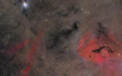 NGC1333 in a crossroad of constellations