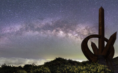 Monumento al Infinito and the Milky Way