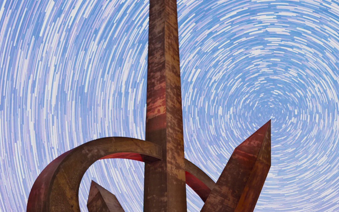 The Earth’s rotation at Monumento del Infinito