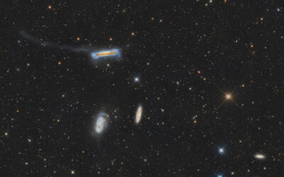 The Leo Quadruplet with tidal tail