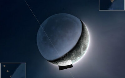 Moon Path during Saturn occultation by the Moon