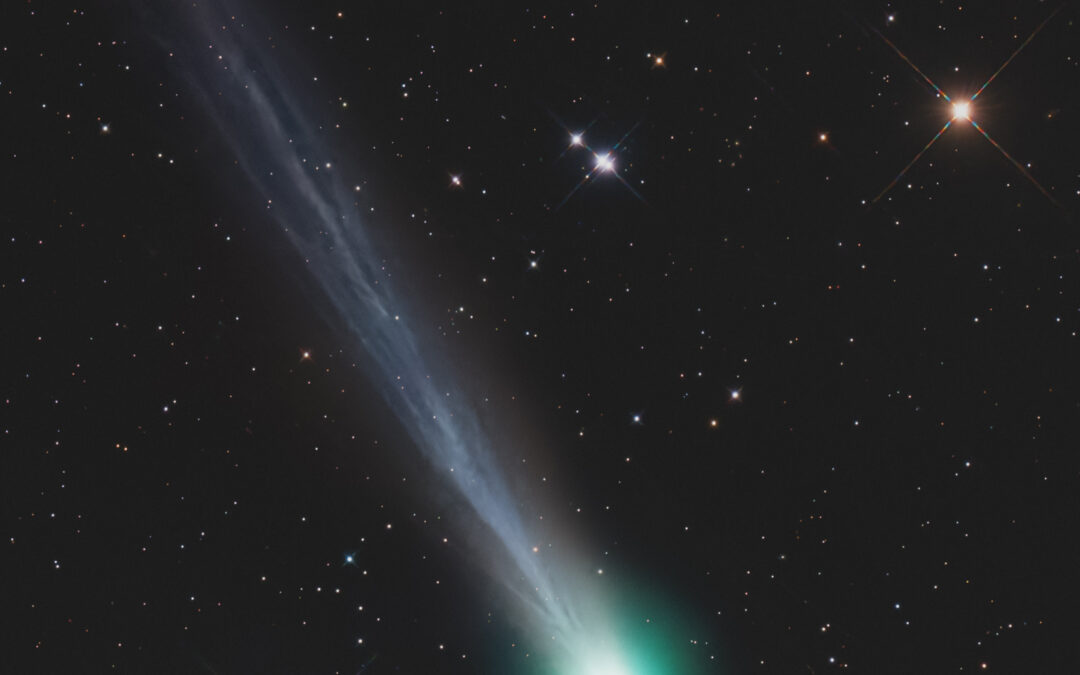Comet 2025/A6 (Lemmon) two telescopes, Oct.1