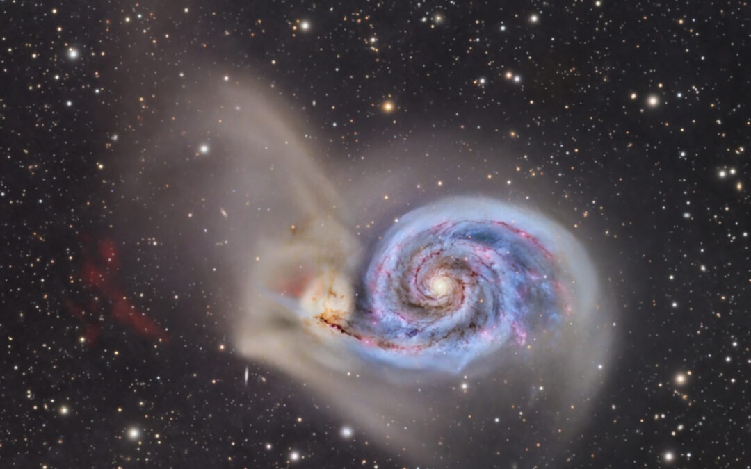 The Whirlpool Galaxy, M51, a tidal stream and IFN