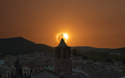 Diamond Ring at Third Contact over Prades
